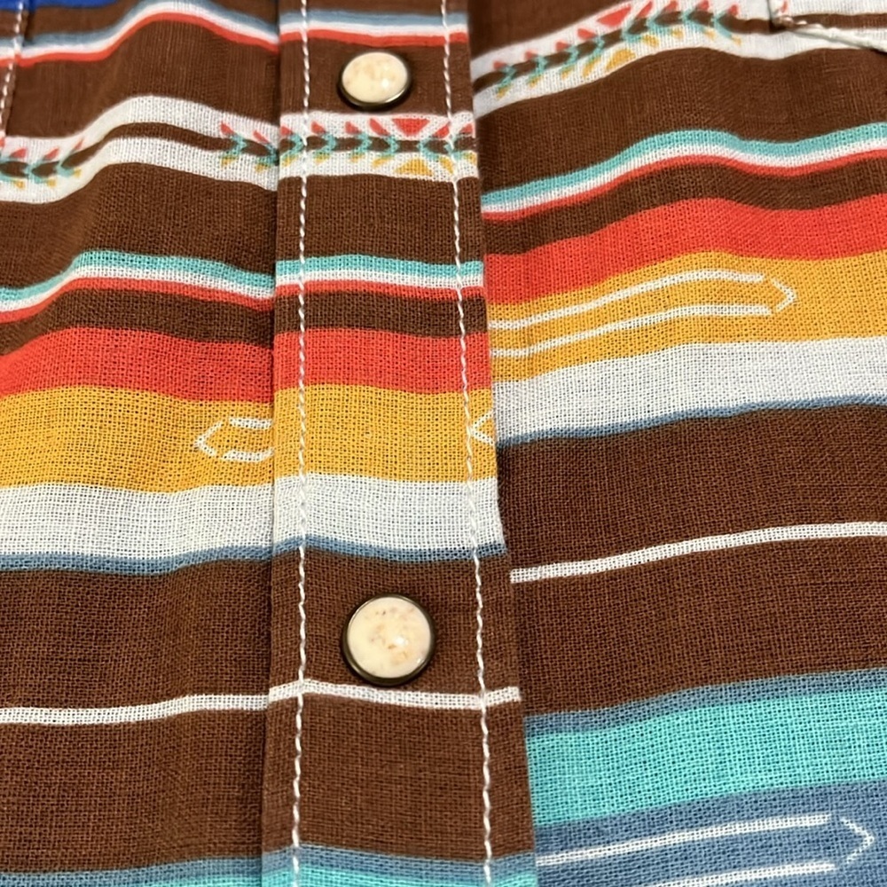 Womens Panhandle Rough Stock pearl snap shirt size medium - Picture 2 of 8